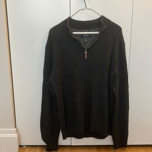 Nordstrom zip neck cashmere sweater